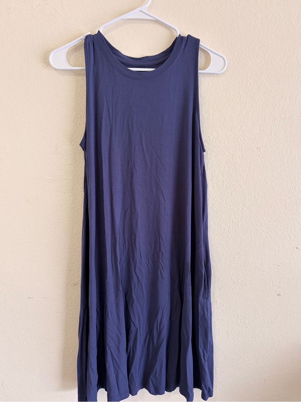 Time and Tru Navy Swing Tank Dress
